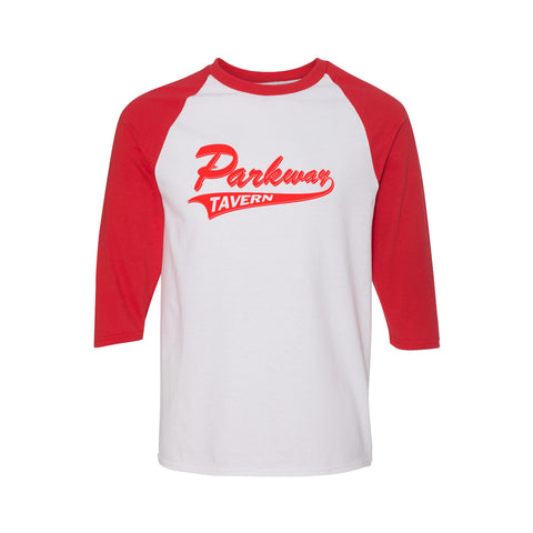 Parkway "Team Logo" 3/4 Sleeve Shirt - Red